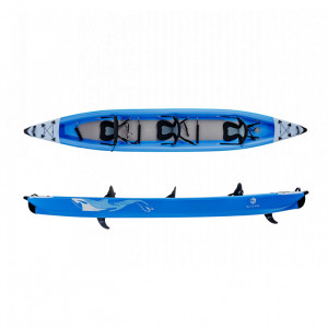 Надувной каяк трехместный Blau See Whale-3 Expedition Надувной каяк трехместный Blau See Whale-3 Expedition
